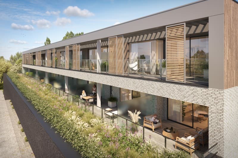 VERKOCHT - MOGELIJKHEID AANKOOP NIEUWBOUW à 6% - NIEUWBOUW APPARTEMENT TE KOOP IN LOCHRISTI (WACHTEBEKE) – foto 1