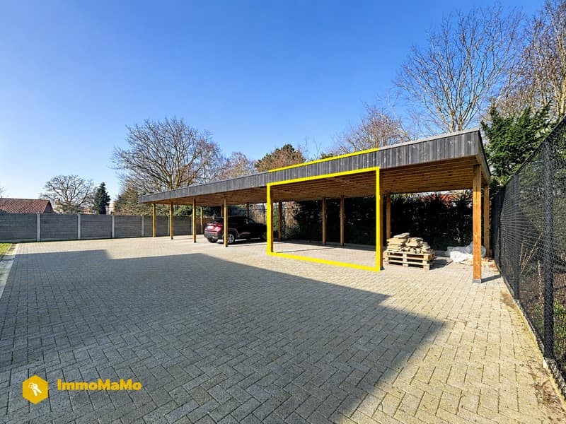 RUIME CARPORT TE KOOP IN WACHTEBEKE (LOCHRISTI) – foto 1